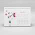 2027 A5 Floral Desk Calendar