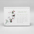2027 A5 Floral Desk Calendar