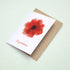 Orange Rose Congratulations Card