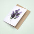Purple Floral Card Set