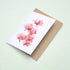 Baby Pink Orchids Note Card