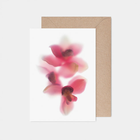 Pink Orchid Trio Card