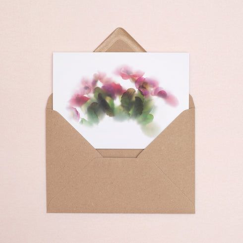 Pink Blooms Greeting Card