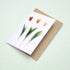 Tulip Trio Floral Greeting Card