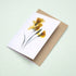 Yellow Freesia Card