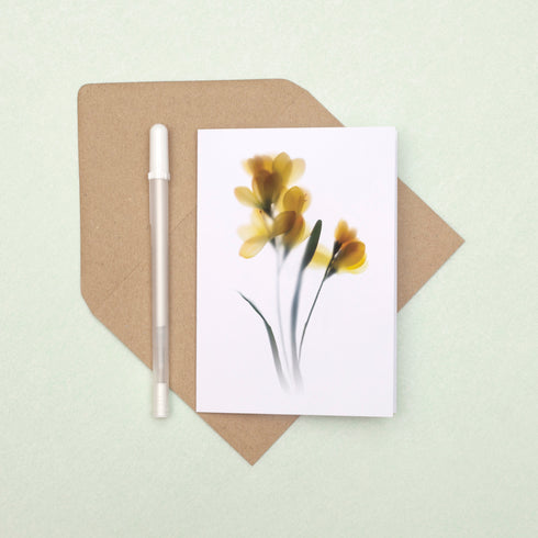 Yellow Floral Card Set