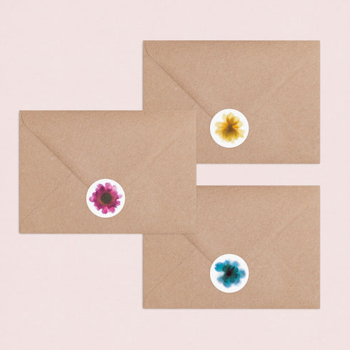 Three Flowers Letter Writing Set