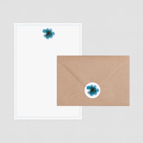 Three Flowers Letter Writing Set