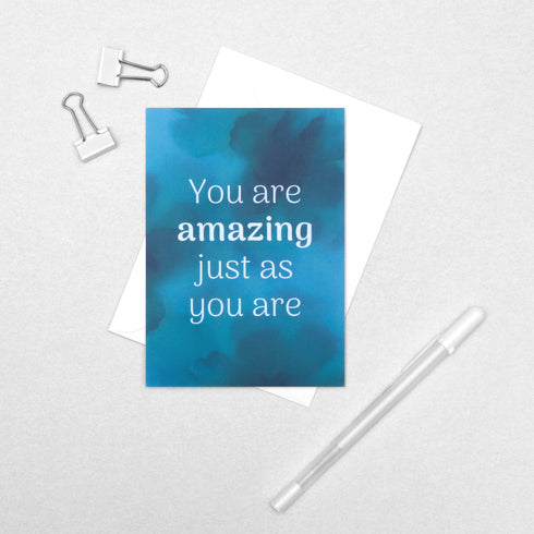 'You are amazing' Postcard