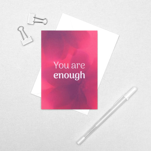 'You are enough' Postcard