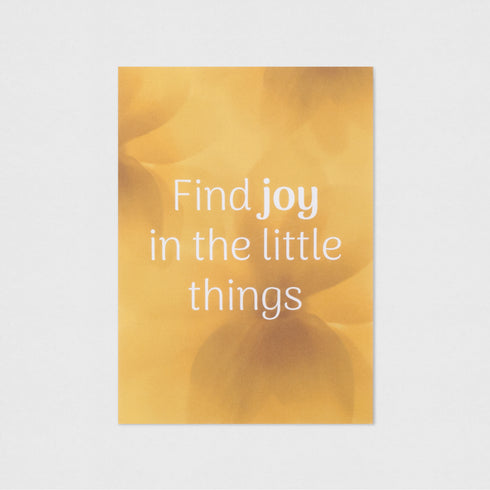 'Find Joy' Postcard