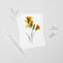Yellow Freesia Postcard