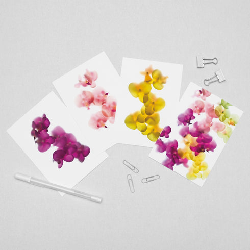 Floral Postcard Pack - Orchids