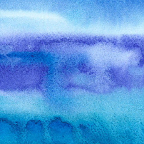 'OCEAN BLUE II' Abstract Art Prints