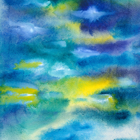 "SOUNDS OF THE SEA I" Abstract Art Prints