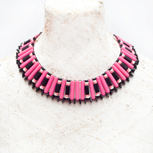Neon 'CLEO' Collar Necklace