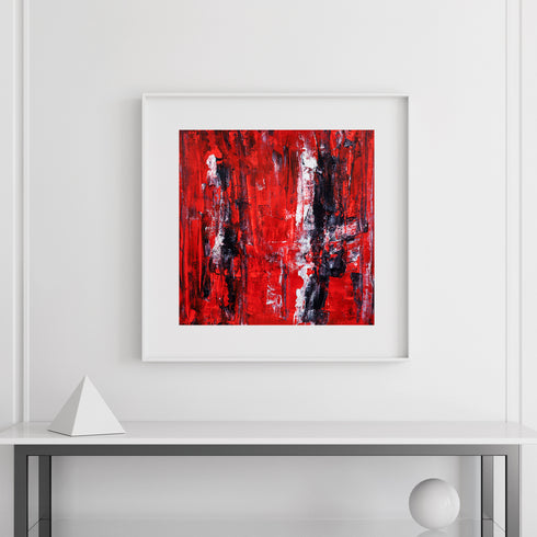 'INDIGNATION' Abstract Painting & Art Prints