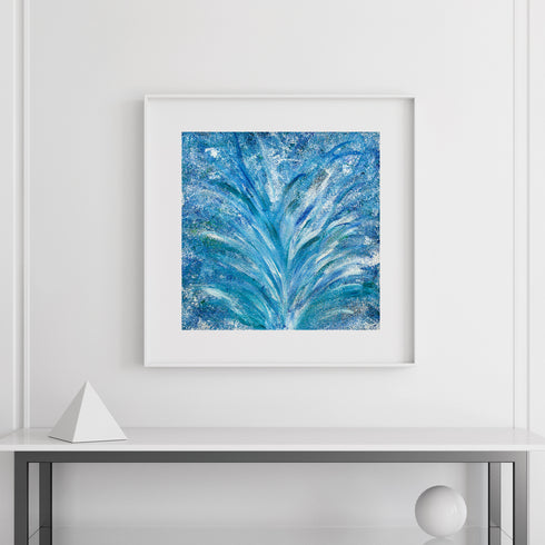 'FOUNTAIN' Abstract Painting & Art Prints