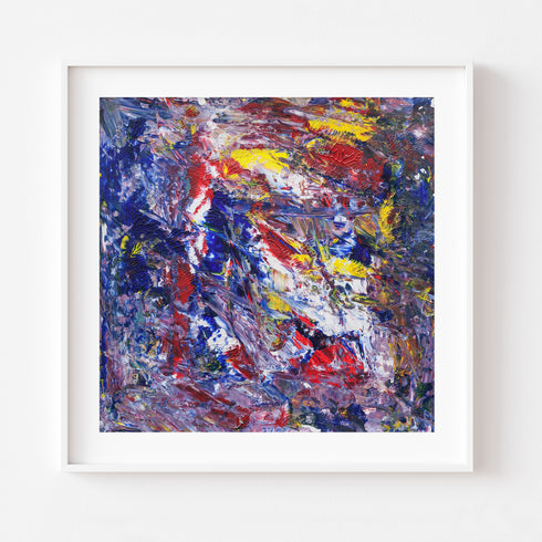 'REBEL' Abstract Painting & Art Prints