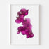 Magenta Orchids Floral Art Print