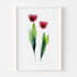 Pink Tulips Art Print Set