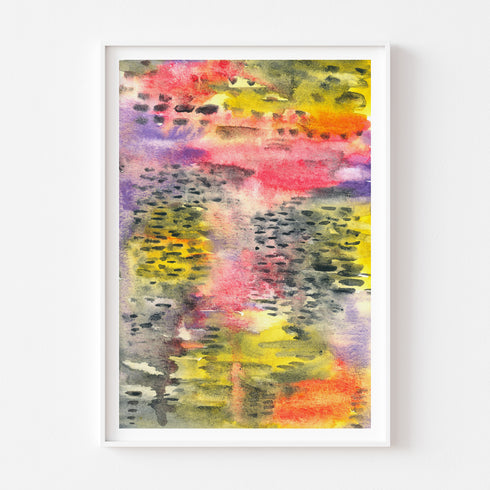 "I AM HERE I" Abstract Art Prints