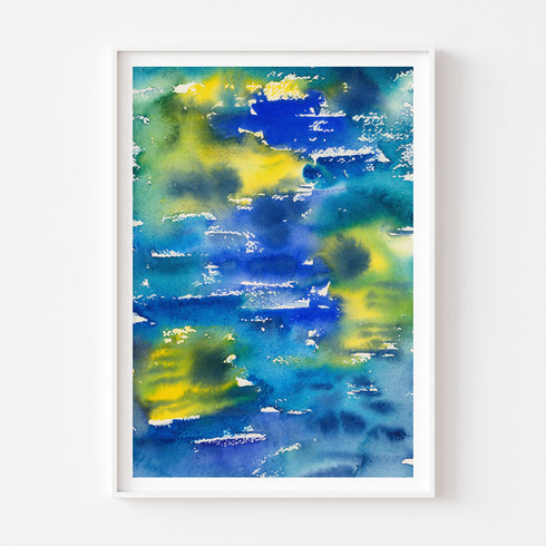 "SOUNDS OF THE SEA II" Abstract Art Prints