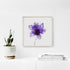 Purple Orchid Floral Art Print