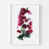Red Bougainvillea Floral Art Print