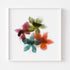 Multi-Coloured Orchids Floral Art Print