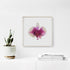 Magenta White Orchid Floral Art Print
