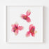 Pink Orchids Trio Floral Art Print