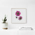 Pink Scabiosa Trio Floral Art Print