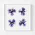 Purple Irides Floral Art Print