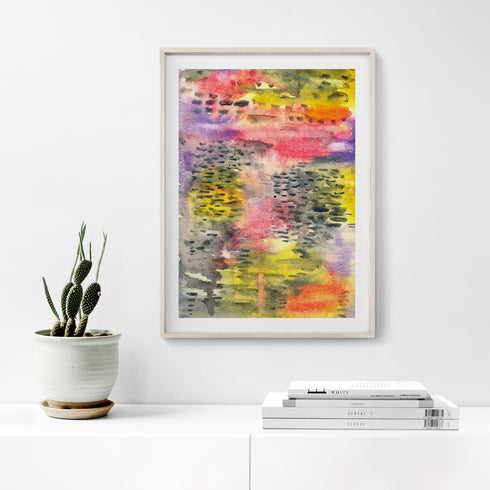 "I AM HERE I" Abstract Art Prints