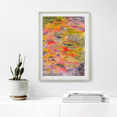 "I AM HERE II" Abstract Art Prints