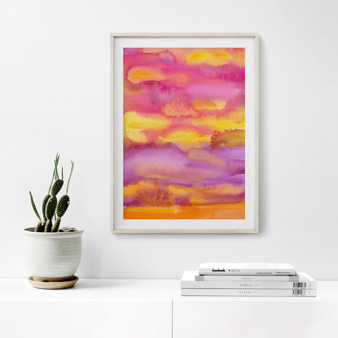"DUSK" Abstract Art Prints