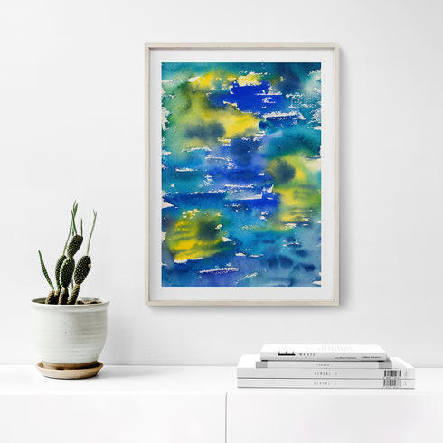 "SOUNDS OF THE SEA II" Abstract Art Prints