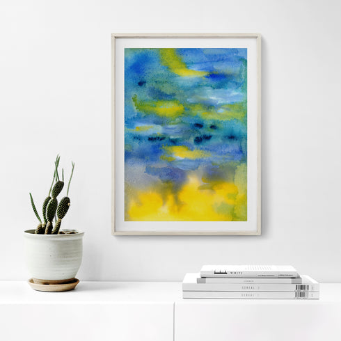 "SOUNDS OF THE SEA III" Abstract Art Prints