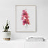 Abstract Pink Orchids II Floral Art Print
