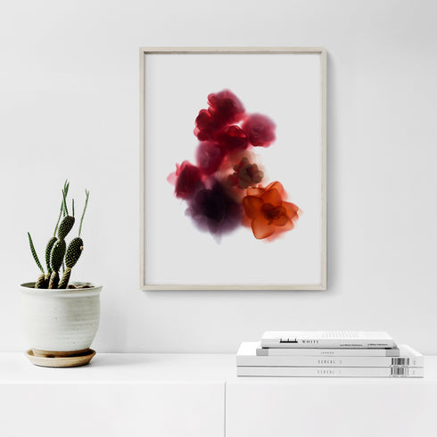 Abstract Blooms Floral Art Print