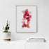 Pink Orchid Trio Floral Art Print