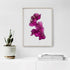 Magenta Orchids Floral Art Print