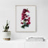 Red Bougainvillea Floral Art Print