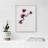 Red Carnations Floral Art Print