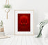 Red Anthurium - Signed Edition Art Print