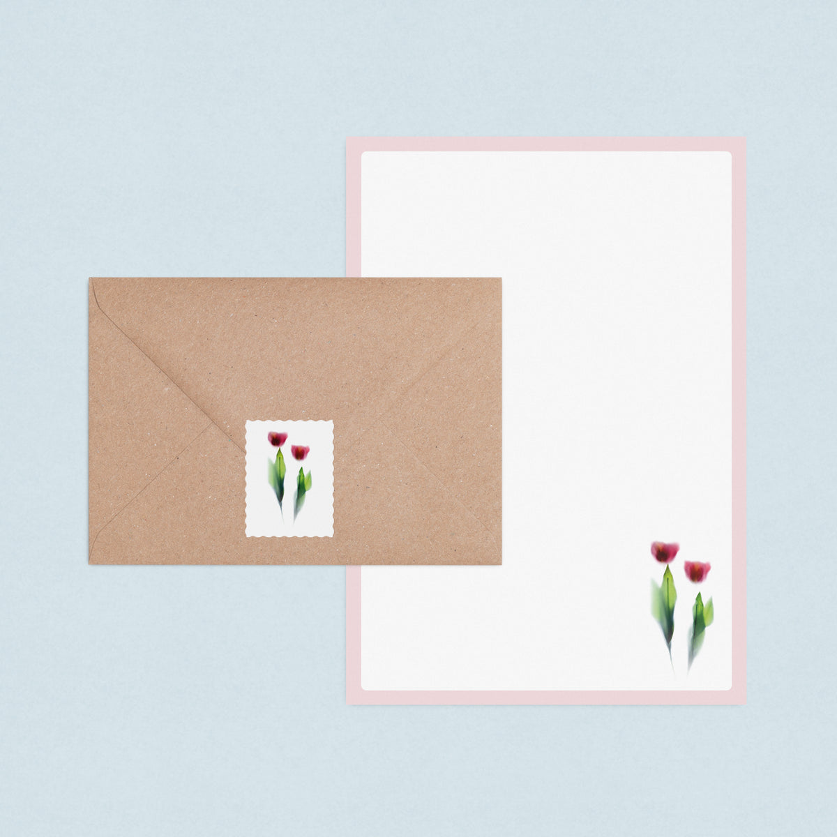 Flower Stems - Floral Letter Writing Set | Flora Rozita